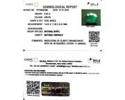 9.40/CT Natural Panna Stone with Govt. Lab Certificate-12210